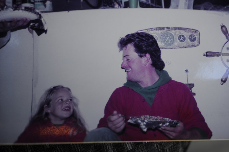 Missing fisherman Billy McIntire is shown with Michelle Melanson in a photo taken in 1984.