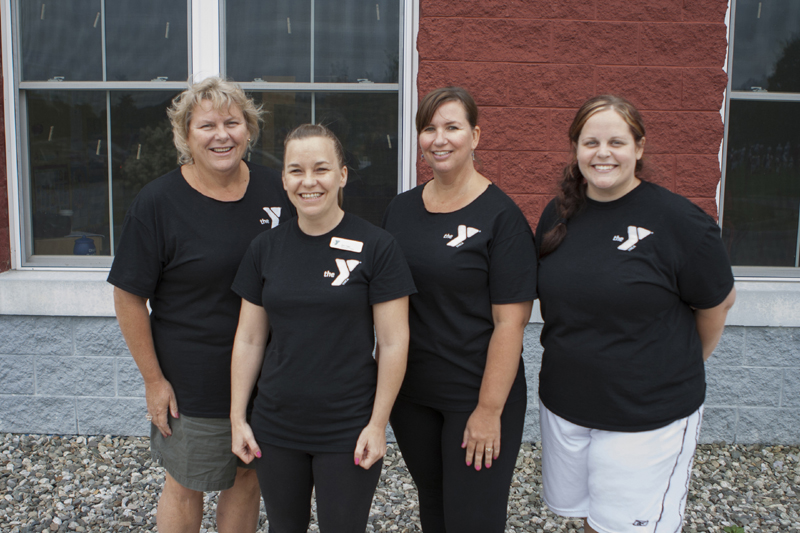 From left, Dotty Hinckley, trainer Kimberly Gagne, Marie Moore and Amanda Sargent were the Kennebec Valley YMCA's winning team for it 10-week Lose It With The Y competition. Teammate Vicky Grimaldi is not pictured.