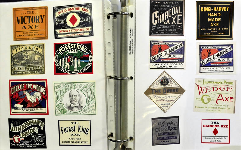 Howard Hardy has compiled a collection of company labels from Oakland's once-thriving tool manufacturing industry.