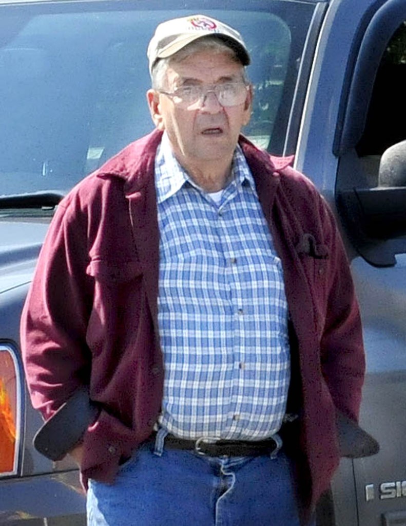Starks town employee Ronald Giguere, 71, of Solon, was driving a town dump truck when it hit and killed him on a town road Tuesday.
