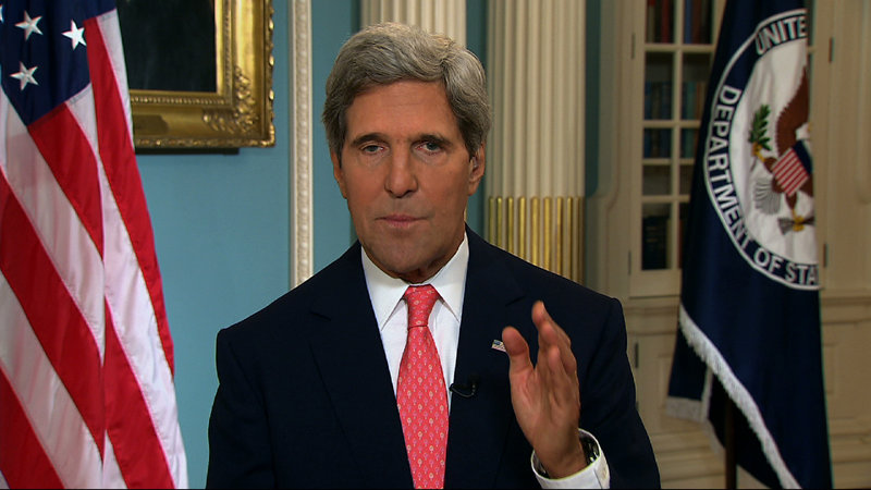 During appearances on five Sunday talk shows, Secretary of State John Kerry predicted Congress will approve military strikes in Syria.