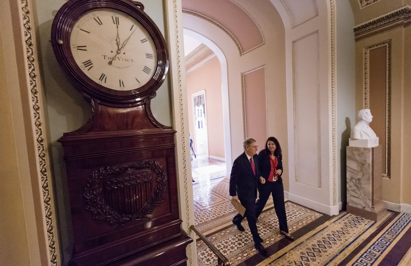 The clock is running out for Senate Minority Leader Mitch McConnell and other Republicans who are trying to delay the implementation of “Obamacare.”