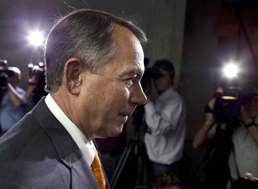 Speaker of the House John Boehner, R-Ohio, said Wednesday that “we fought the good fight. We just didn’t win.”