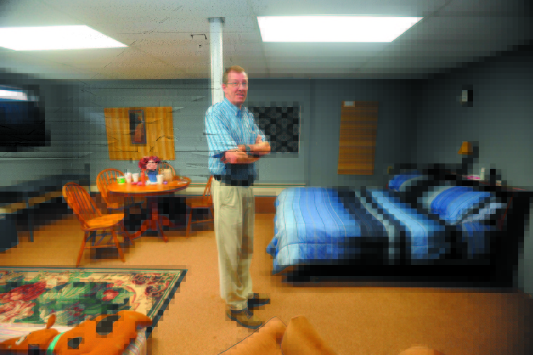 FOR THE HOMELESS: Steve Bracy is pastor of Living Waters Assembley of God Church in Farmington, where a group is working to open the first homeless shelter in Franklin County.