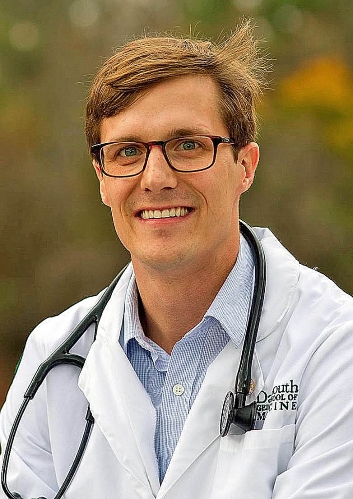 Tyler Giberson, 26, is a medical student at Dartmouth College and was recently recognized by the American Heart Association for research on cardiac arrest.
