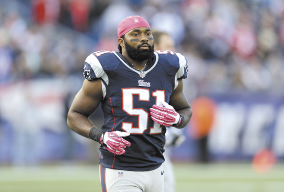 MAN DOWN: The New England Patriots placed linebacker Jerod Mayo on the injured reserve Wednesday. He joins lineman Vince Wilfork on the injury list for a Patriots roster that has been biten by the injury bug.