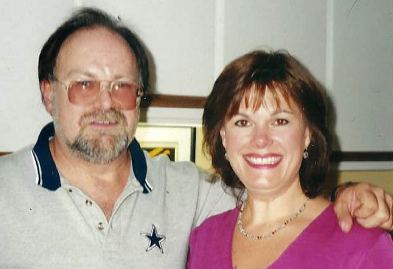 John Pelletier with his younger sister, Paula Pelletier, in 2005.