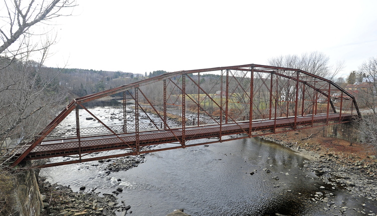 OLD BRIDGE: New Sharon selectmen unanimously voted Wednesday night to tear down this 94-year-old bridge in the downtown.
