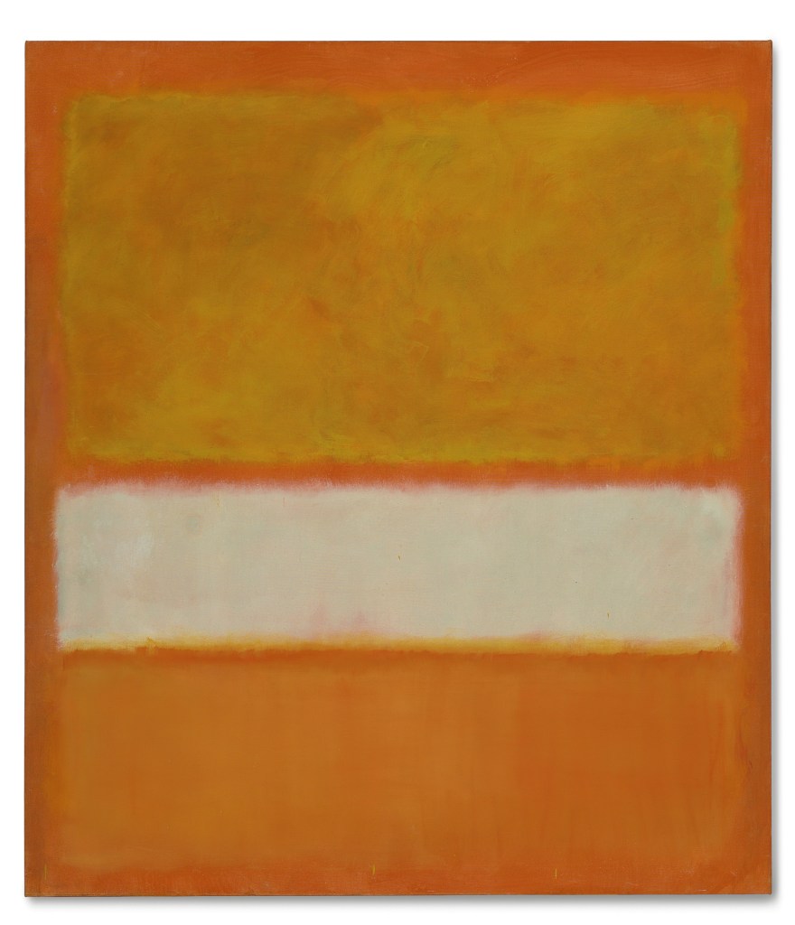 Mark Rothko’s oil painting “Untitled (No. 11),” created in 1957, garnered $46 million at auction on Tuesday.