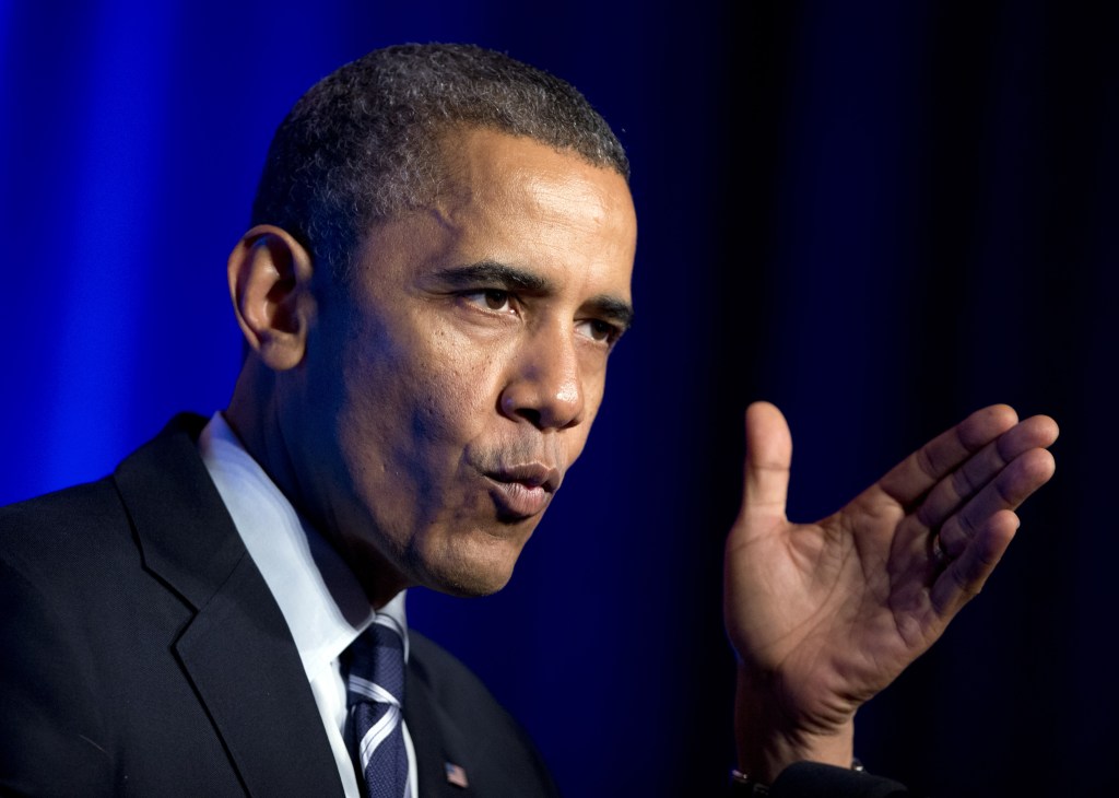 President Barack Obama speaks at an Organizing for Action event in Washington, Monday, Nov. 4, 2013.