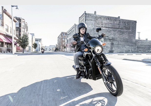 The Harley-Davidson Street 750, available in select markets in 2014, will feature a liquid-cooled powertrain.