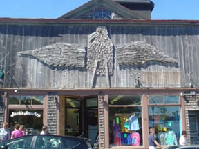 AT Home: Bernard Langlais sea gull will soon return to the Bar Harbor storefront where it has been for decades.