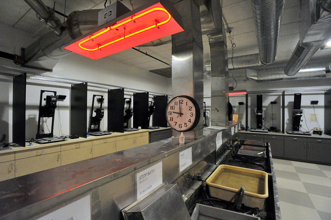 The new Edwards Center for Art and Dance includes a large, fully equipped photographic darkroom.