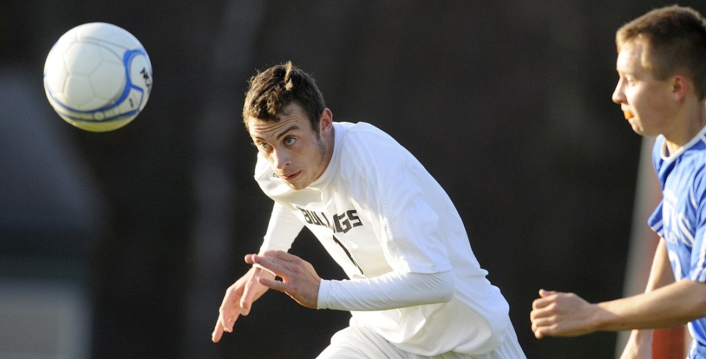 HIGH SCORER: Konnor Longfellow has 35 goals this season for the Hall-Dale boys soccer team, which will face Maranacook in the Western C regional final today in Farmingdale.