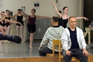 REHEARSAL: Andrei Bossov during a rehearsal for “The Nutcracker” in 2004.