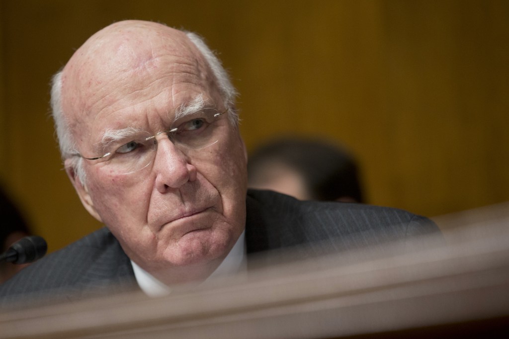Senate Judiciary Committee Chairman Sen. Patrick Leahy, D-Vt., presides over his committee’s hearing on “Continued Oversight of U.S. Government Surveillance Authorities” Wednesday, Dec. 11, 2013, on Capitol Hill in Washington.
