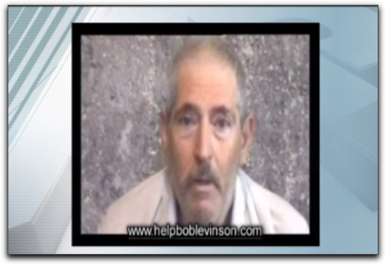 This video frame grab from a Robert Levinson family website shows retired FBI agent Robert Levinson in a video received by the family in November 2010.