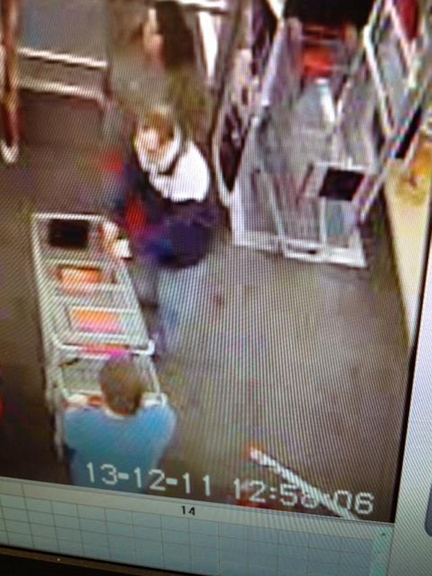 Toy theft: The man seen in this store security camera photo is being sought after police said he stole toys worth more than $450 from the Kmart in Waterville on Wednesday.