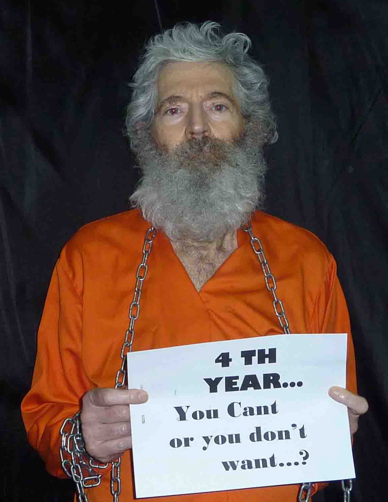 A photo released in April 2011 shows retired FBI agent Robert Levinson, who disappeared in 2007 while working in Iran.