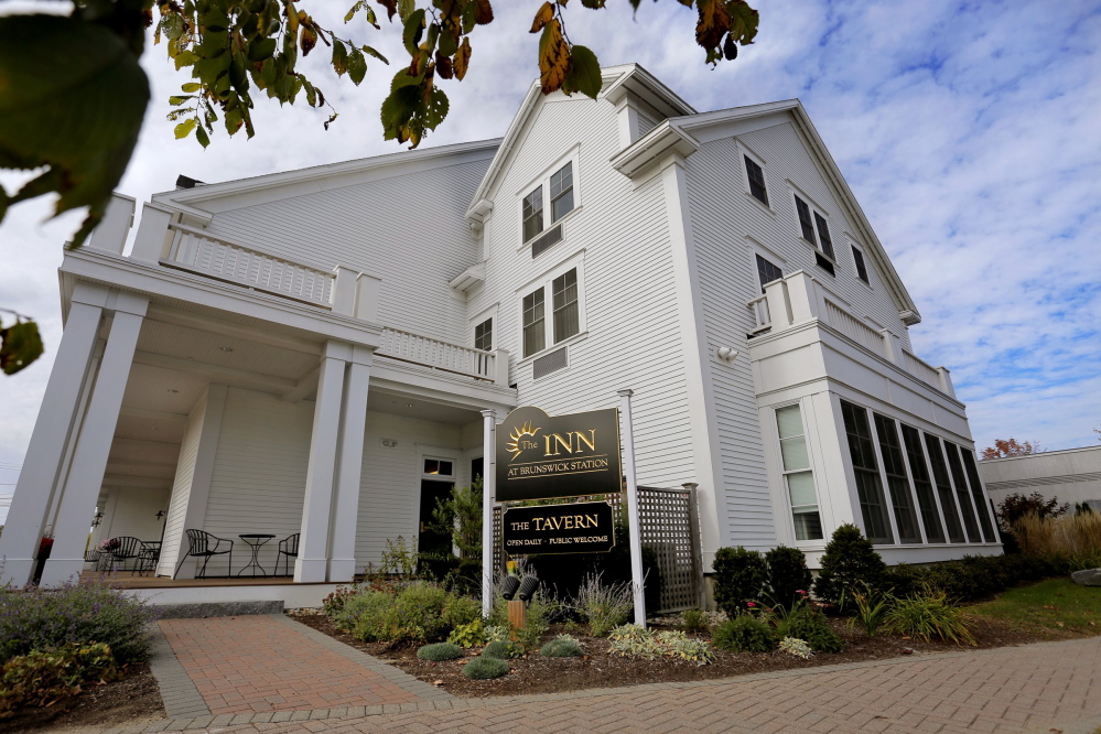 An attorney says the owners of the Inn at Brunswick Station, above, want to keep the name despite the verdict.