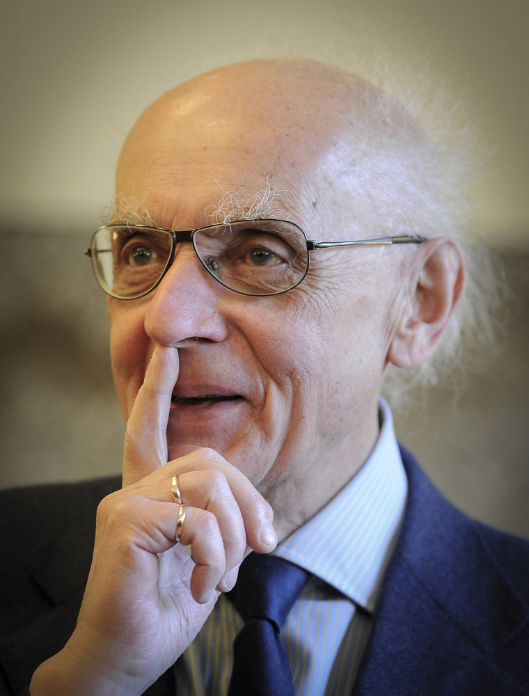 In this May 6, 2011 file photo Polish pianist and composer Wojciech Kilar is pictured in Katowice, Poland. Kilar, who wrote classical music works and scores for many films, including Roman Polanski’s Oscar-winning “The Pianist” and Francis Ford Coppola’s “Bram Stoker’s Dracula,” died Sunday. He was 81.