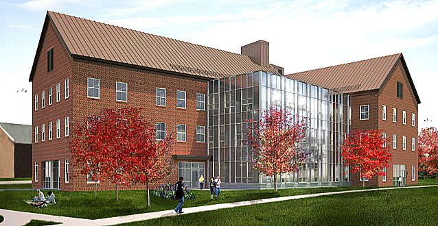 The new David Science Center at Colby College.