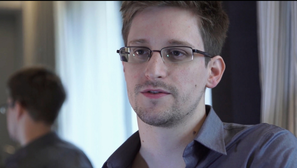 This June 9, 2013, photo provided by The Guardian Newspaper shows National Security Agency leaker Edward Snowden, in Hong Kong.