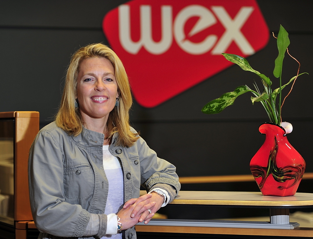 Melissa Smith, the new CEO of Wex, says the credit card processing company’s headquarters will stay in Maine and will grow as the company does. She succeeds Michael Dubyak in leading the company originally called Wright Express.