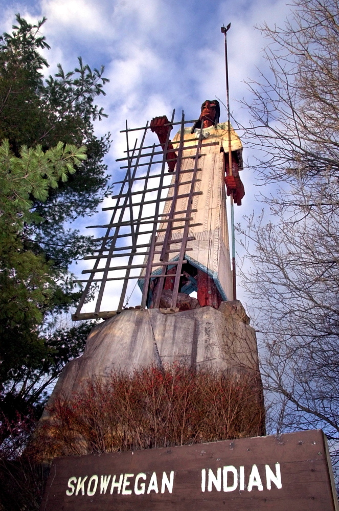 The Skowhegan Indian in 2001.