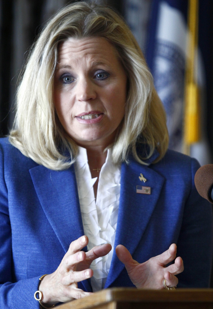 Liz Cheney cited unspecified “serious health issues” in her family as her reason for dropping out of the Wyoming Senate race Monday.