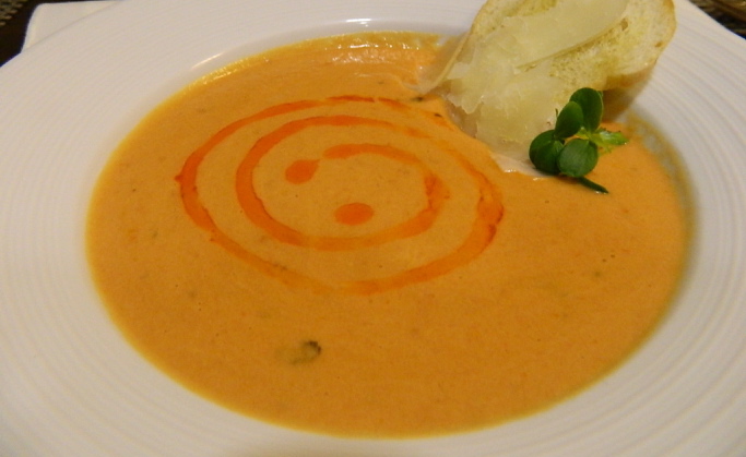 Tomato Reggiano soup