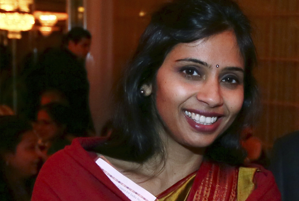 Devyani Khobragade, who served as India’s deputy consul general in New York, is shown in this Dec. 8, 2013 photo. The federal indictment paints a picture of Khobragade as a harsh employer who refused to allow her housekeeper to have vacation time or days off, even telling the woman “not to get sick because it was expensive.”