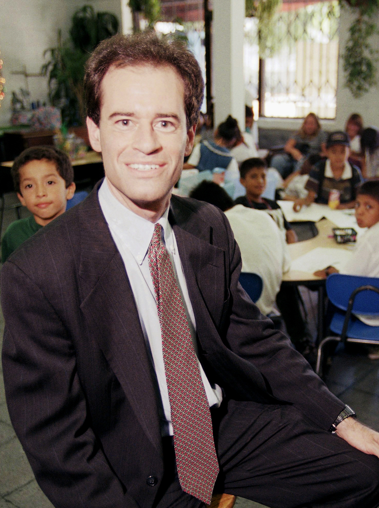 Ron Unz, shown in 1997, wants to raise California’s minimum wage to $12 an hour in two steps.