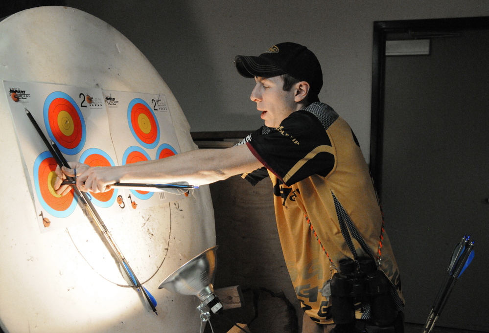 Archer Ace: Charlie Weinstein, 17, is the fifth-ranked outdoor shooter in his age group — 16 to 21— and first-ranked indoor shooter, according to USA Archery.