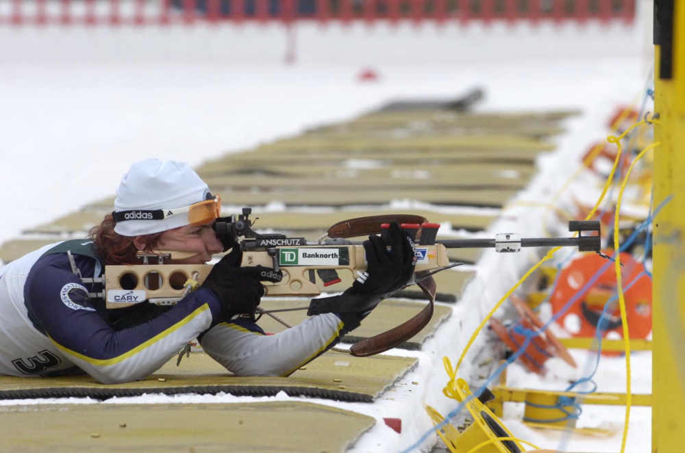 Russell Currier from Stockholm, Maine, was named to the U.S. biathlon team on Sunday.