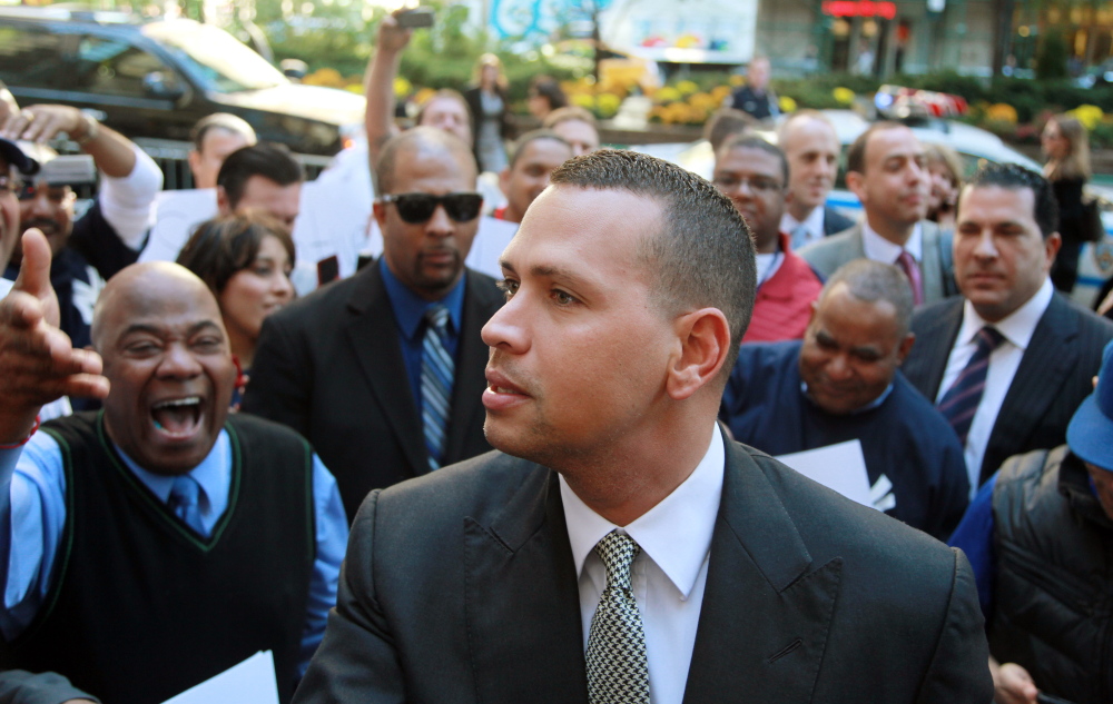New York Yankees’ Alex Rodriguez has sued the players’ union in connection with his drug suspension.