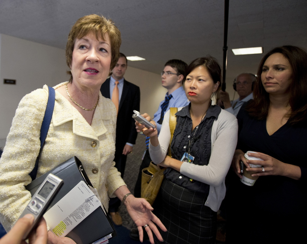 Senate Intelligence Committee member Sen. Susan Collins, R-Maine, believes women bring a more collaborative approach to Congress.