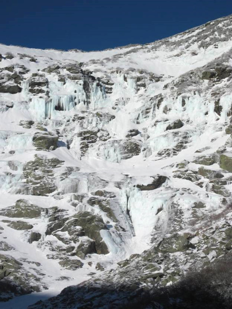 This photo released by the U.S. Forest Service shows Mount Washington as it looked on Dec 24, 2013.