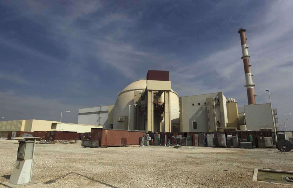 This 2010 photo shows the reactor building of the Bushehr nuclear power plant just outside the southern city of Bushehr, Iran.