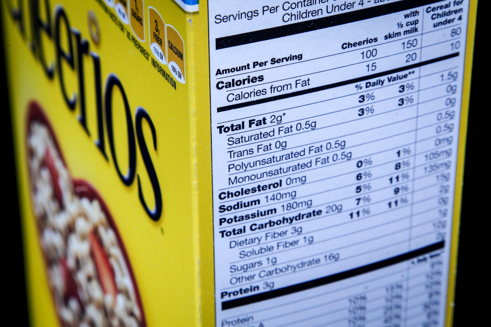 Nutrition labels on the back of food packages may soon become easier to understand.