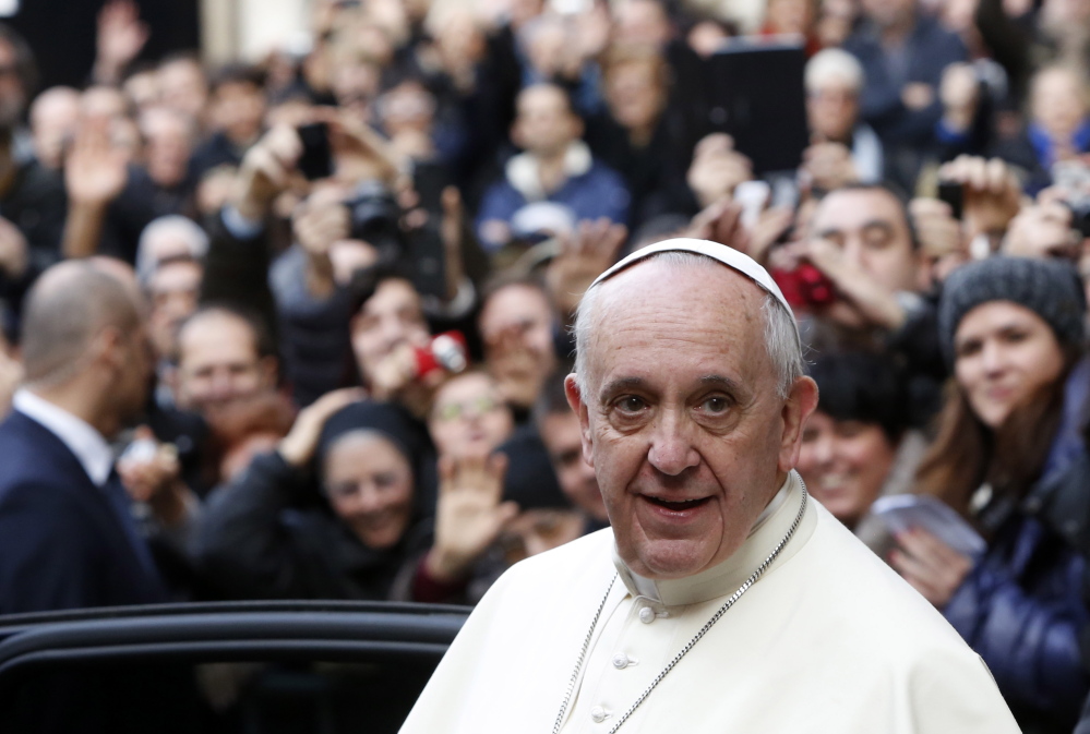 Pope Francis is drafting and encyclical on “the ecology of man.”