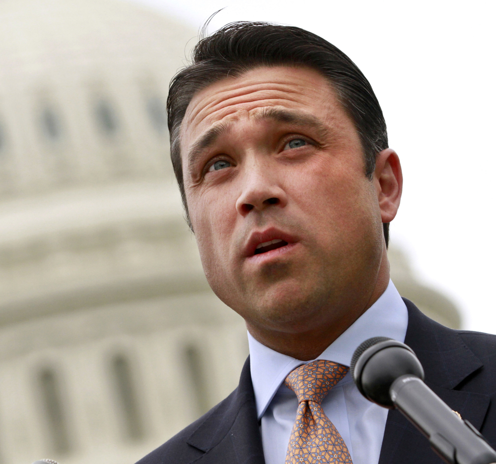 U.S. Rep. Michael Grimm, R-N.Y., initially issued a statement saying he doubted he was the “first member of Congress to tell off a reporter.” Reporter Michael Scotto said Grimm’s subsequent apology sounded sincere.