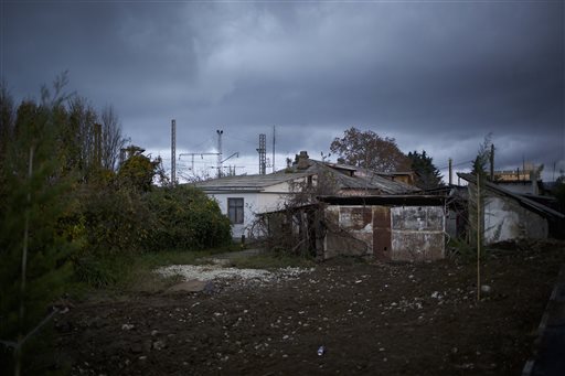 The 5a Akatsiy St. house is in the village of Vesyoloye outside Sochi, Russia. As the Winter Games are getting closer, many Sochi residents are complaining that their living conditions only got worse and that authorities are deaf to their grievances.