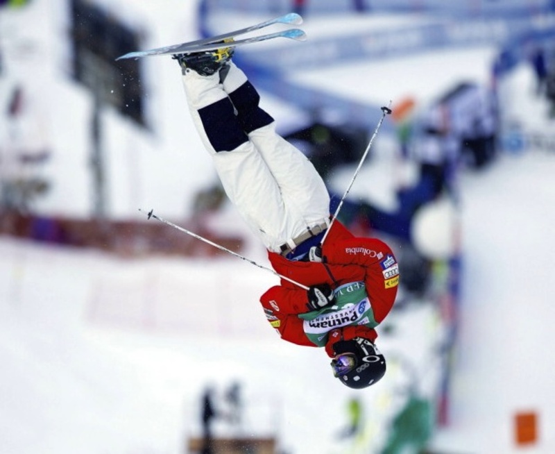 Troy Murphy of Bethel placed fifth at the World Cup moguls skiing event in Utah on Thursday.