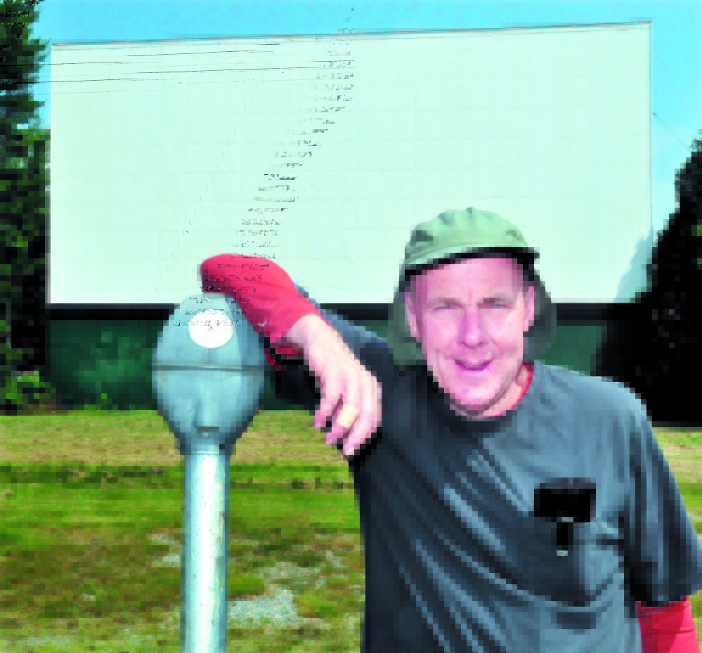 BIG SCREEN: Donald Brown Jr., owner of the Skowhegan Drive-In, says that if Skowhegan and other communities want to keep their drive-in theaters, they must help finance the operation and convert film reels to digital movies.