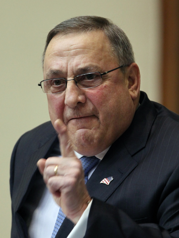 Gov. Paul LePage says that “we must hunt down dealers and ... protect our citizens from drug-related crimes.”