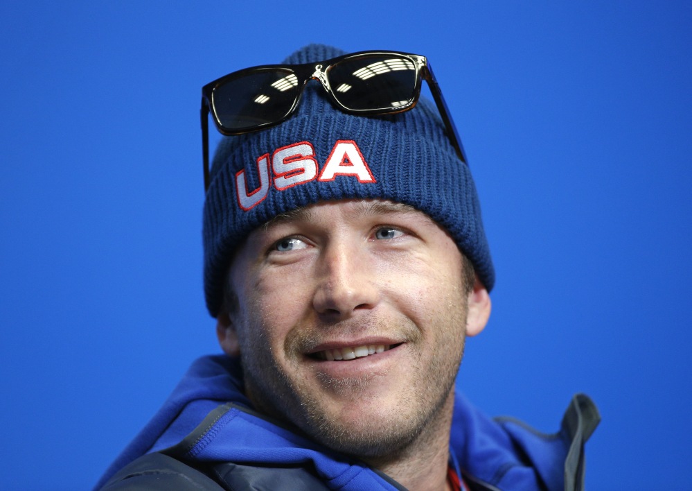 Bode Miller smiles during a US ski team press conference at the Gorki media centre at the Sochi 2014 Winter Olympics, Thursday, Feb. 6, 2014, in Krasnaya Polyana, Russia.