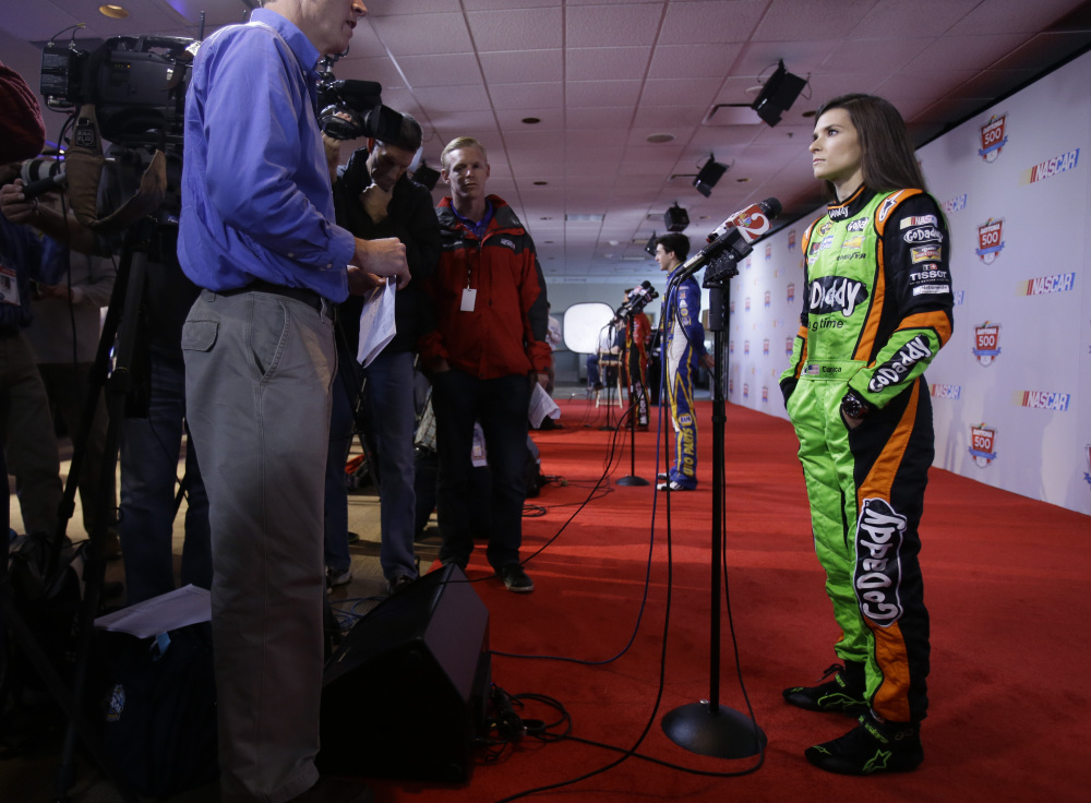 LEAVING IT ALONE: Driver Danica Patrick has brushed off recent criticism of NASCAR legend Richard Petty, who said Patrick only receives attention because she is female.