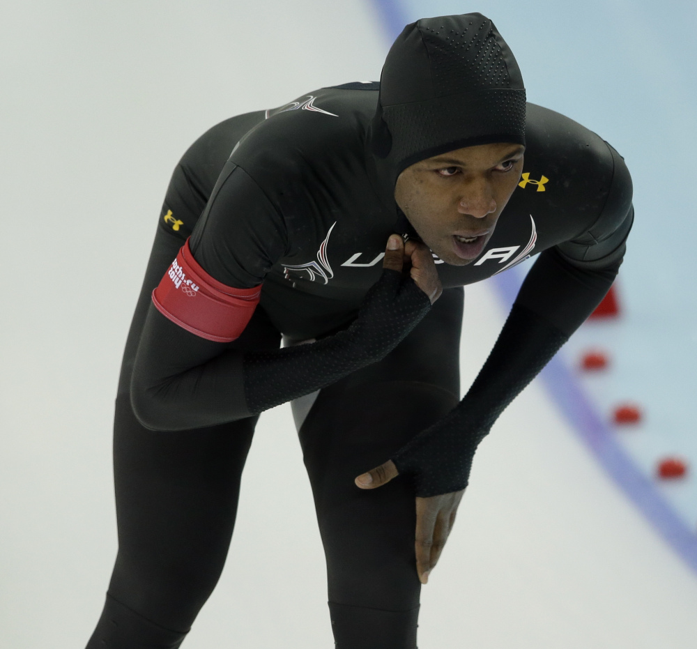 Shani Davis is a top-ranked speedskater but has finished no higher than eighth in the Winter Olympics.