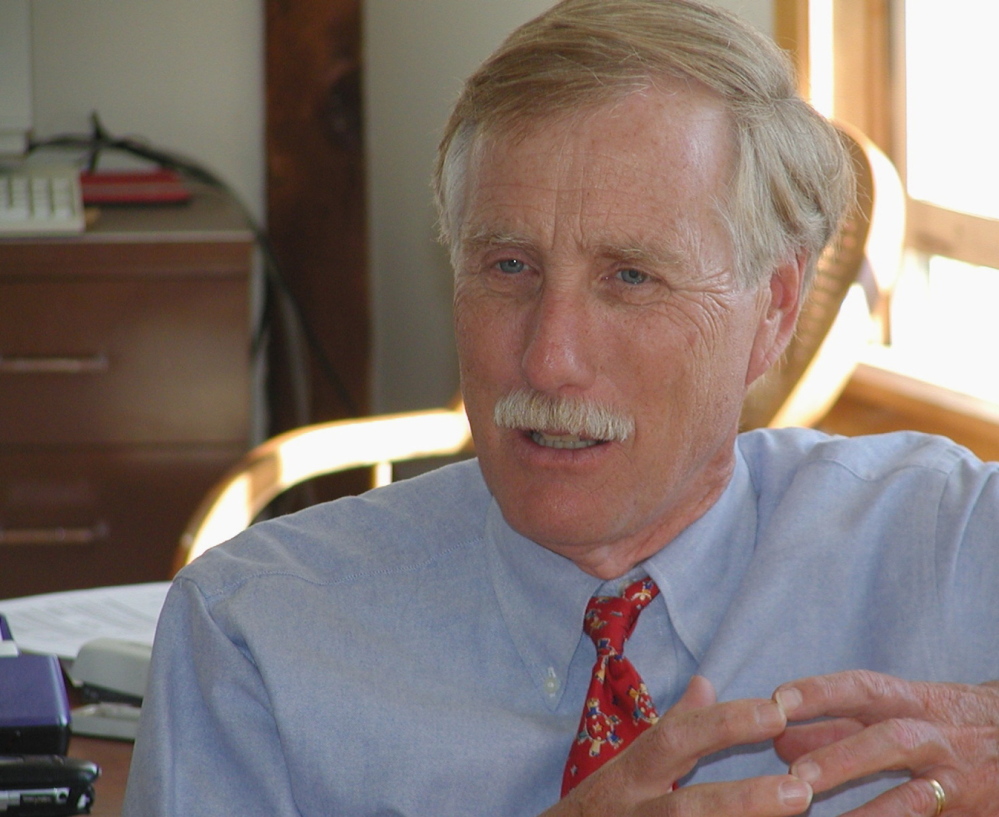 Maine Sen. Angus King returned home Thursday from the Mideast, where he visited Lebanon, Israel and the West Bank.